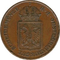 Österreich 2 Kreuzer 1848 A Franz Joseph I.*