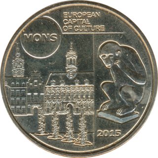 Belgien 5 Euro 2015 Mons -  Europische Kulturhauptstadt*
