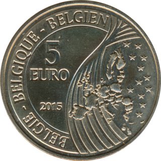 Belgien 5 Euro 2015 Mons -  Europische Kulturhauptstadt*