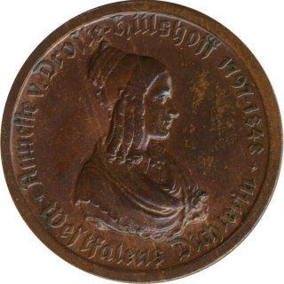 Westfalen 100 Mark 1923 Anette von Droste-Hlshoff*