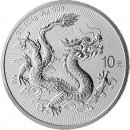 China 2025 - 10 Yuan Drache und chinesische Mauer