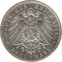 Schaumburg Lippe 3 Mark 1911 A Georg - auf seinen Tod...