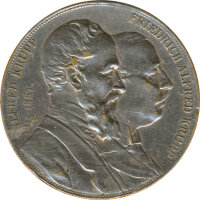 Medaille 1892 Alfred & Friedrich Alfred Krupp - Denkmal