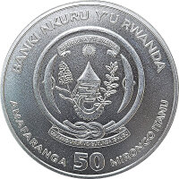 Ruanda 2009 Elefant 1 Oz Silber*