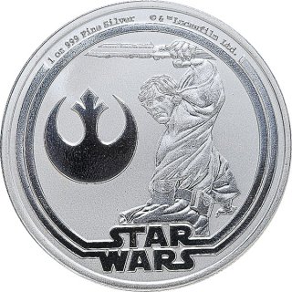 Niue 2025 - Luke Skywalker (Star Wars) - 1 Oz Silber