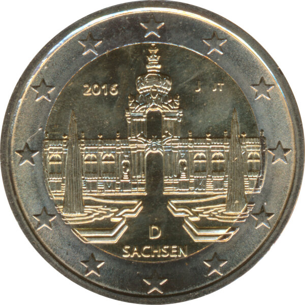 Deutschland 2 Euro 2016 - Zwinger ( J )*