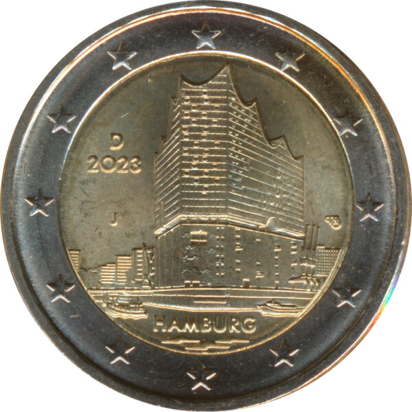 Deutschland 2 Euro 2023 - Elbphilharmonie - ( J )*