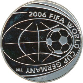 Italien 5 Euro 2006 PP Fussball-WM 2006 Silber*