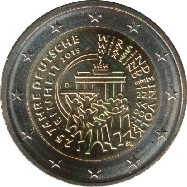 Deutschland 2 Euro 2015 - 25 J. Einheit ( J ) *