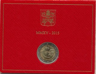 Vatikan 2 Euro 2015 Welttreffen der Familien im Folder*