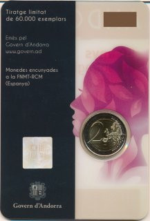 Andorra 2 Euro - 2020 Frauenrechte*