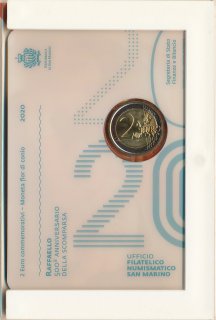 San Marino 2 Euro 2020 - Raffaello*