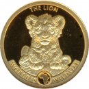 Kongo 2025 - Lwe 0,5 Gramm Gold