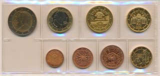 sterreich loser Satz 2004 kpl. 1 cent - 2 Euro*