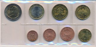 sterreich loser Satz 2008 kpl. 1 cent - 2 Euro*