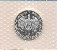 BRD 5 DM 1973 G Frankfurter Nationalversammlung PP Silber...
