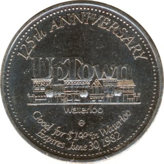 Kanada 1 Dollar 1982 Waterloo. Regionalgeld*