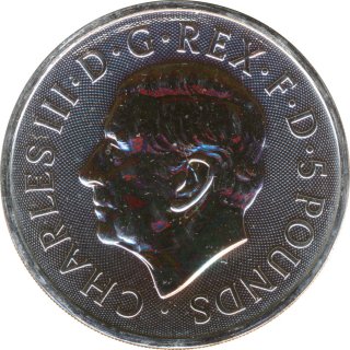 Grobritannien 2025 - Royal Tudor Beasts - Greyhound of Richmond - 2 Oz Silber