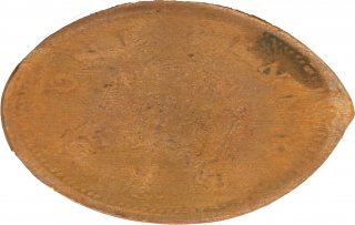 Elongated Coin Quetschmnze Old Trafford Stadion