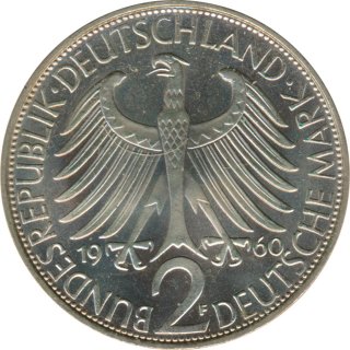BRD 2 DM 1960 F Max Planck*