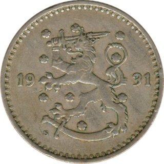 Finnland 1 Markka 1931 Wappen*