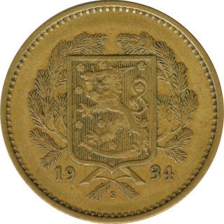 Finnland 10 Markkaa 1934 Wappen*