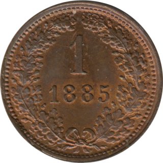 sterreich 1 Kreuzer 1885 Franz-Joseph I*