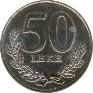 Albanien 50 Leke 2000 Knig Genthios zu Pferd*