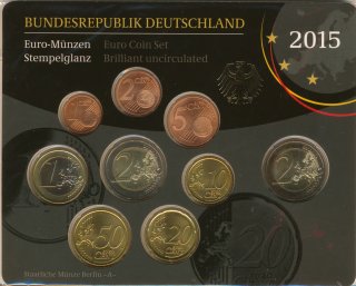 BRD KMS 2015 A st verpackt in CoinCard*