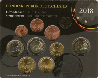 BRD KMS 2018 A st verpackt in CoinCard*