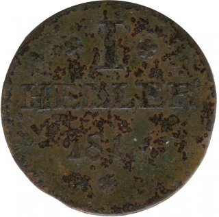 Freie Stadt Frankfurt 1 Heller 1817 F*