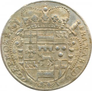 Mnster 1/12 Taler 1717 WR Franz Arnold von Wolff-Metternich Silber*