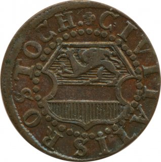 Rostock 3 Pfennig 1750 R Stadtwappen*
