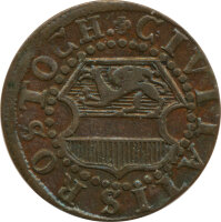Rostock 3 Pfennig 1750 R Stadtwappen*
