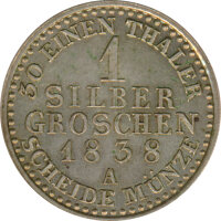 Preussen 1 Silbergroschen 1838 A Friedrich Wilhelm III*
