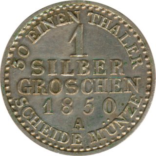 Preussen 1 Silbergroschen 1850 A Friedrich Wilhelm IV*
