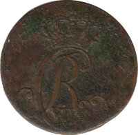 Schleswig-Holstein 1 Dreiling 1787 Staatswappen*