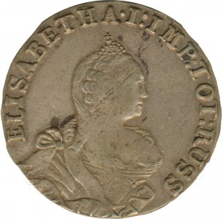 Ost-Preussen unter russischer Besatzung 6 Groschen 1761 Elisabeth I Silber*