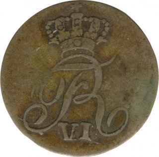 Norwegen 8 Skilling 1809 IGP Friedrich VI Silber*