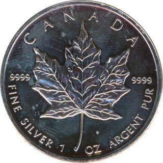 Kanada 2009 - Maple Leaf 1 Oz Silber*