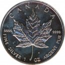 Kanada 2009 - Maple Leaf 1 Oz Silber*