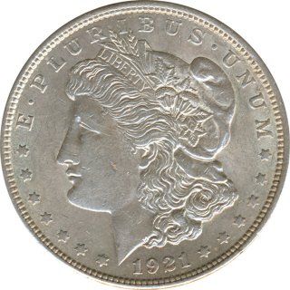 USA 1 Dollar 1921 Morgan Type Silber*