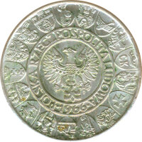 Polen 100 Zlotych 1966 Mieszko und Dubrawka Probe Silber*