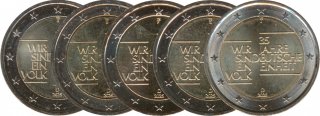 Deutschland 2 Euro 2025 - Einheit - Satz*