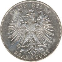 Freie Stadt Frankfurt 1 Taler 1859 100. Geburtstag von Schiller Silber*