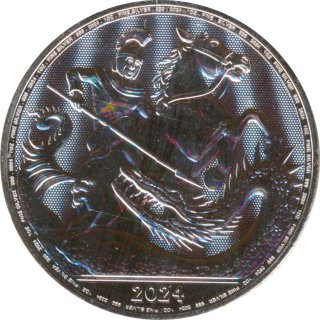 Grobritannien 2024 - 1 Oz - Heiliger Georg mit Drachen*