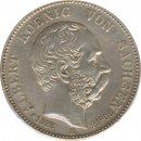Sachsen 2 Mark 1902 E Auf den Tod von Knig Albert Silber*