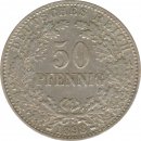Kaiserreich J.015 1898 A Kleinmnze 50 Pfennig Silber*