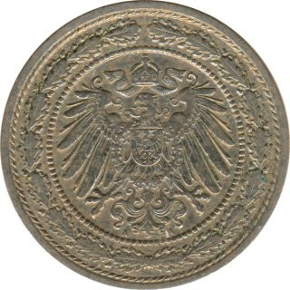 Deutsches Reich 20 Pfennig 1892 A*
