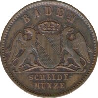 Baden 1 Kreuzer 1864 Friedrich*